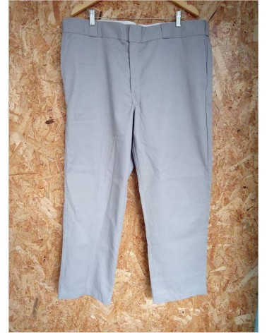 PANTALON DROIT GRIS CLAIR 874