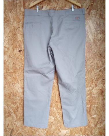 PANTALON DROIT GRIS CLAIR 874