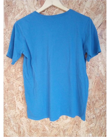 TEE SHIRT BLEU MOTIF ROND