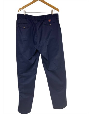 PANTALON MARINE LOGO ECUSSON POCHE ARRIERE