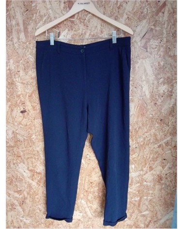 PANTALON BEU MARINE OURLETS