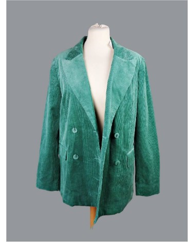 BLAZER VELOURS VERT